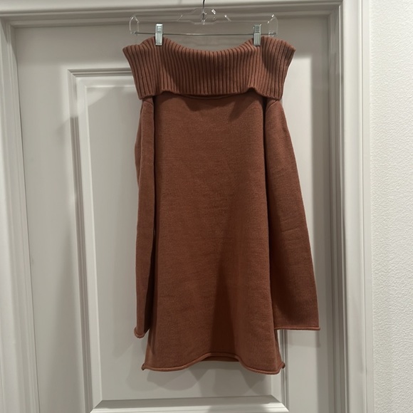 Right Now Off Shoulder Sweater Dress - Picture 4 of 8